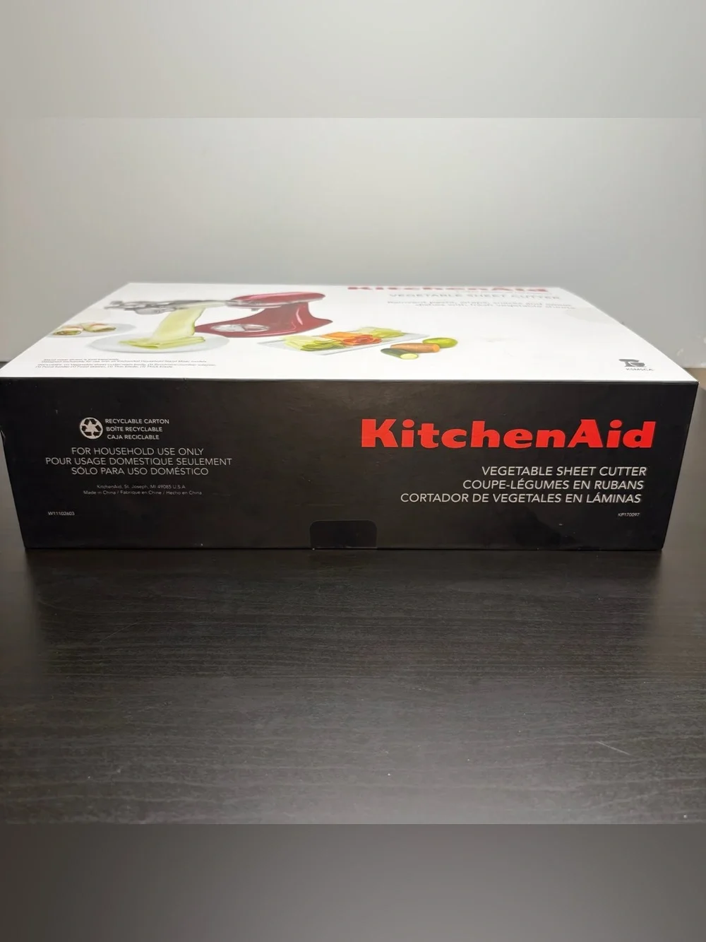 KitchenAid Vegetable Sheet Cutter Stand Mixer Attachment New Open Box Kitchen